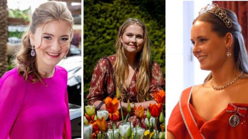 Amalia de Holanda, Elisabeth de Bélgica e Ingrid de Noruega
