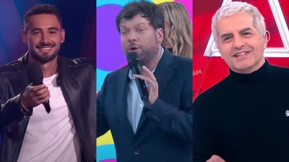 Nico Occhiato, Guido Kaczka y Ángel de Brito