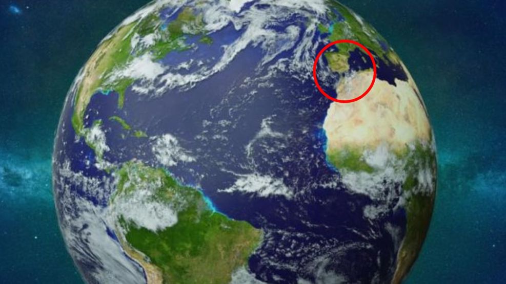 La construcción que se ve desde el espacio