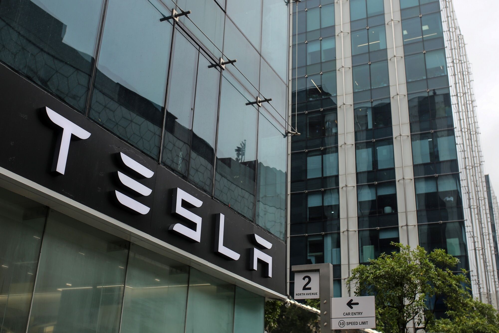 Tesla Opens First Showroom in India