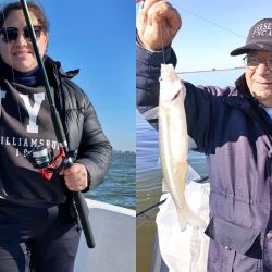 El pique es entretenido y es constante. Hay que seleccionar las capturas para quedarse con los más grandecitos, ya que la cuota de 35 piezas por día y por pescador se cubre muy bien.