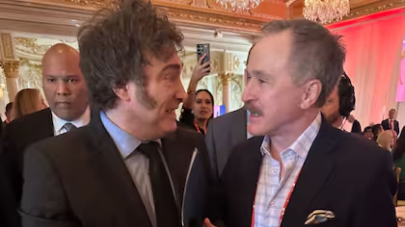 Peter Lamelas y Javier Milei