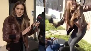 Caro Bisgarra en el móvil de Cortá por Lozano
