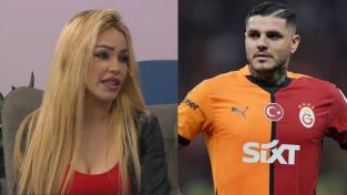 Natasha Rey y Mauro Icardi