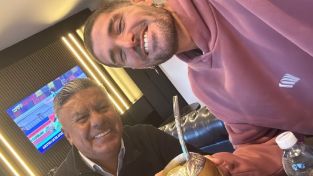 Rodrigo de Paul y Claudio Tapia