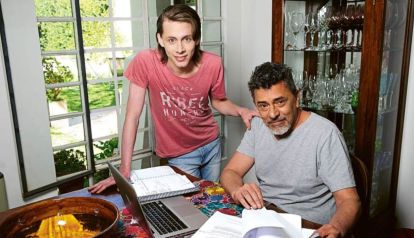 Javier Daulte y su hijo, Agustín