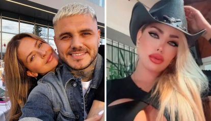 Mauro Icardi, la China Suárez y Natasha Rey