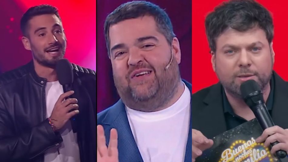 Nico Occhiato, Darío Barassi y Guido Kaczka
