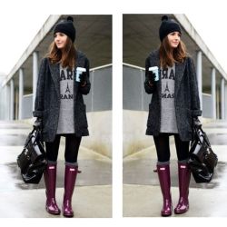 Ideas de look lluvia en invierno PC Estilo Ennia