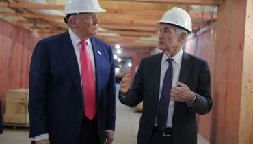 President Trump Visits Federal Reserve