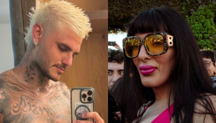 Jazmín La Cuerpo publicó un supuesto chat con Mauro Icardi: "Se cansó de la hamburguesa, ahora va por los panchos"