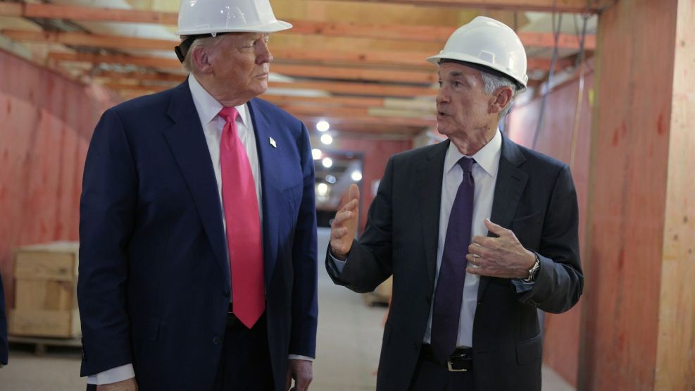 President Trump Visits Federal Reserve