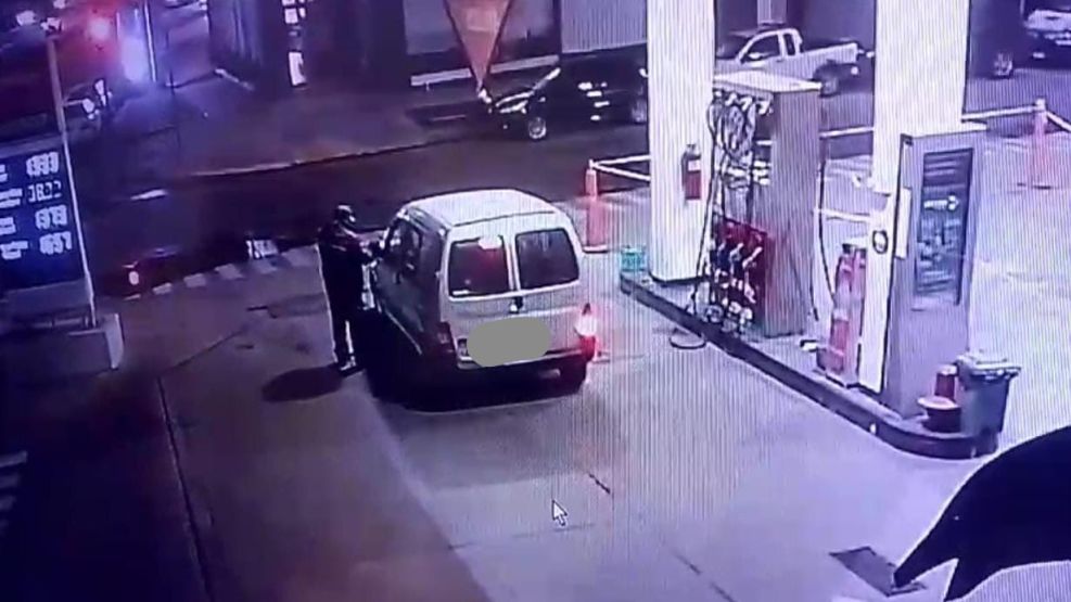 robo a una estación de servicio de Corrientes