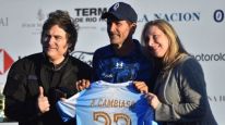 Milei, Adolfo Cambiaso y Karina Milei