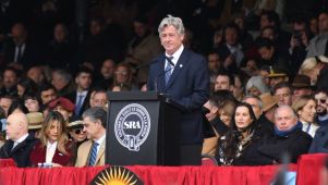 Nicolás Pino en la Rural