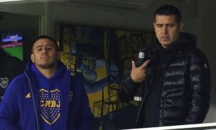 Cristian Riquelme y Juan Román Riquelme