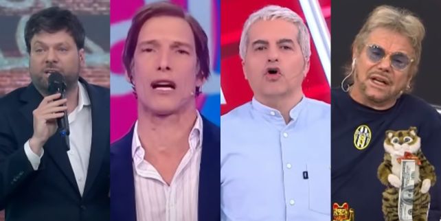 Guido Kaczka, Iván de Pineda, Ángel de Brito y Beto Casella