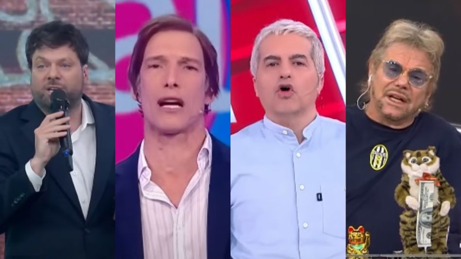 Guido Kaczka, Iván de Pineda, Ángel de Brito y Beto Casella