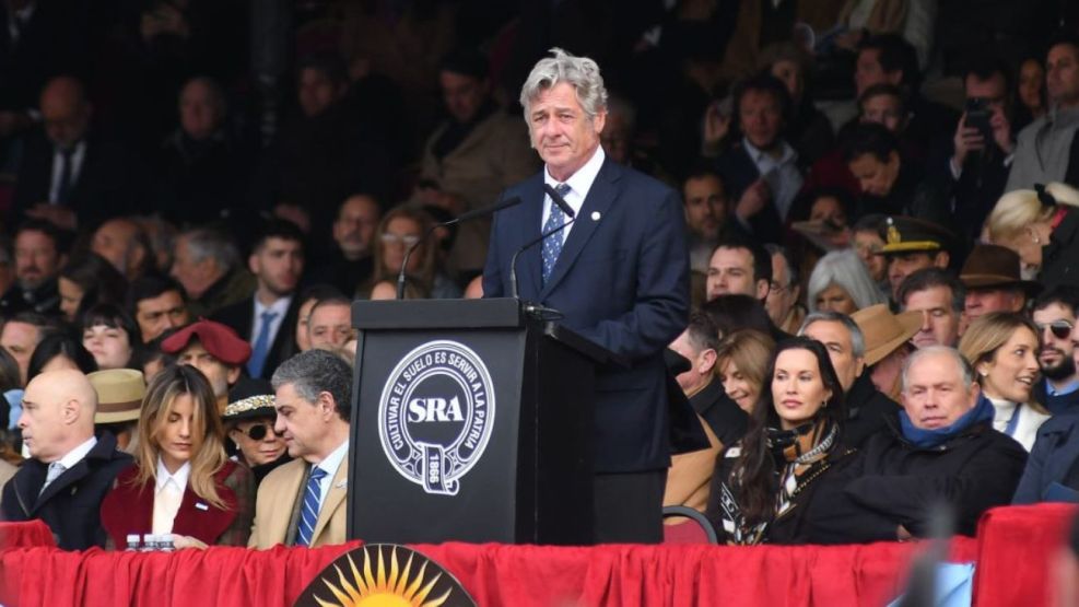 Nicolás Pino en la Rural