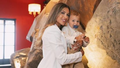 La influencer marcó tendencia en un día muy especial que vivió junto a su esposo, Lautaro Martínez y sus hijos. 