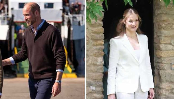 Cara a cara: la princesa Leonor y el príncipe William se reúnen por primera vez