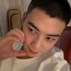 Cha Eunwoo pelo rapado antes de su alistamiento