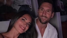 Antonela Roccuzzo y Lionel Messi