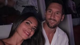Antonela Roccuzzo y Lionel Messi