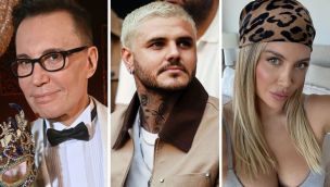 Marcelo Polino, Mauro Icardi y Wanda Nara