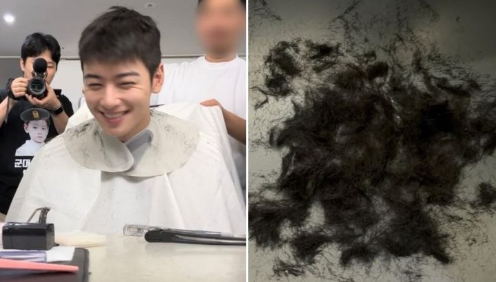 Cha Eun Woo mostró su cabeza rapada en una transmisión en vivo antes de su alistamiento militar