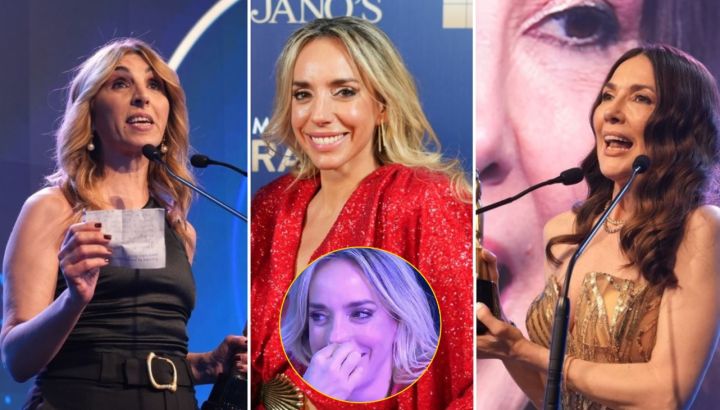 Tamara Pettinato y sus polémicos gestos con Cristina Pérez y Karina Iavícoli en los Martín Fierro de Radio