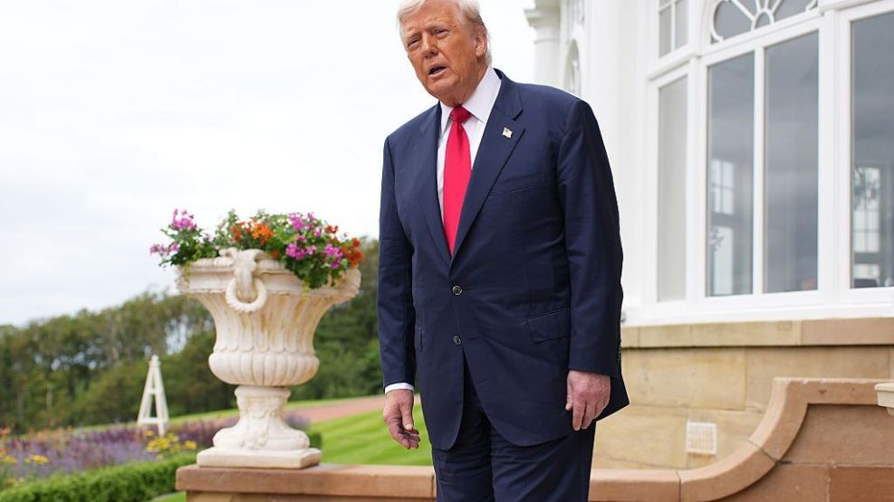 U.S. President Donald Trump Visits Scotland For Rounds Of Golf And Trade Talks