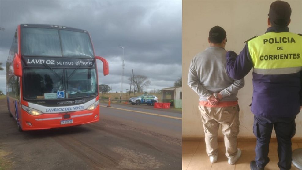El sospechoso fue detenido en Corrientes. 
