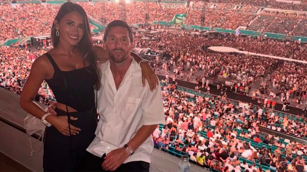Messi y Antonella Miami 28072025