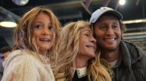 Cris Morena junto a su hijo Tomás y su nieta Mila