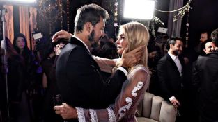 Marcelo Tinelli y Cris Morena