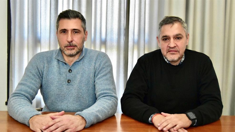 El equipo económico de Zdero: ministro de Hacienda y Finanzas, Alejandro Abraam y el subsecretario coordinador económico, Guillermo Agüero,