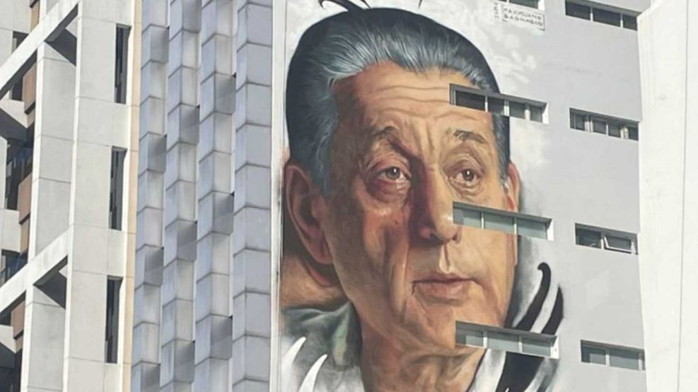 Mural de la Fundación Favaloro 