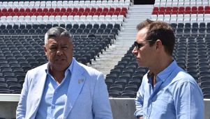 Jorge Brito y Claudio Tapia