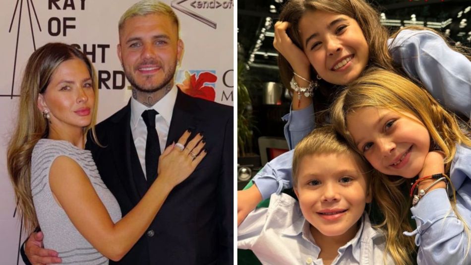 China Suárez, Mauro Icardi, Rufina Cabré, Magnolia y Amancio Vicuña
