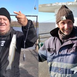 La pesca fue interesante, con mejores resultados fondeados, pero en lugares puntuales, también se pudo practicar la actividad en superficie. 