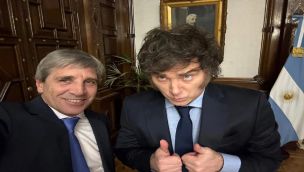 Caputo y Milei