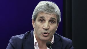 El ministro de Economía, Luis Caputo