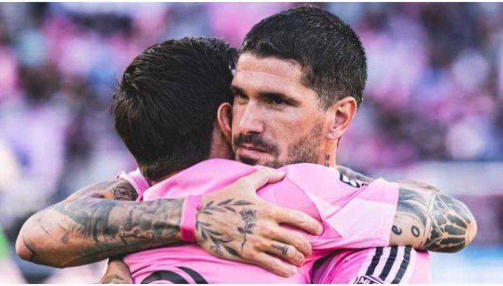 Lionel Messi y Rodrigo De Paul