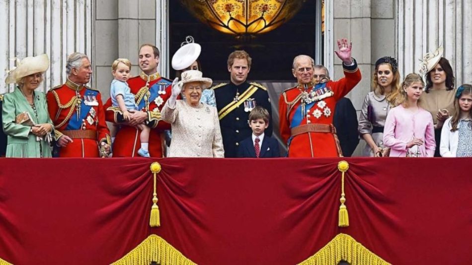 La familia real británica