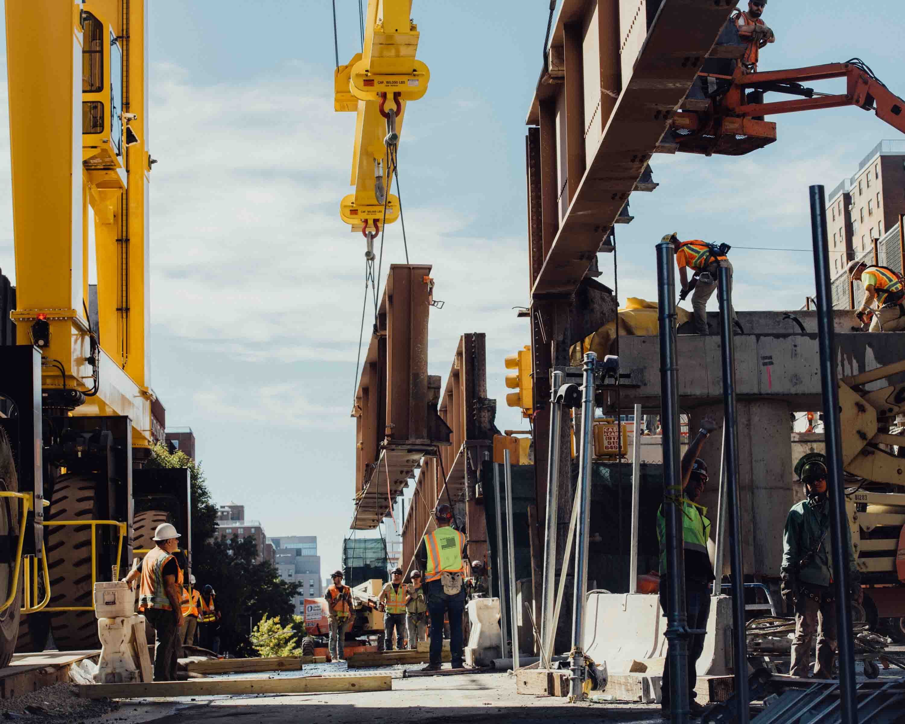 Construction workers. 