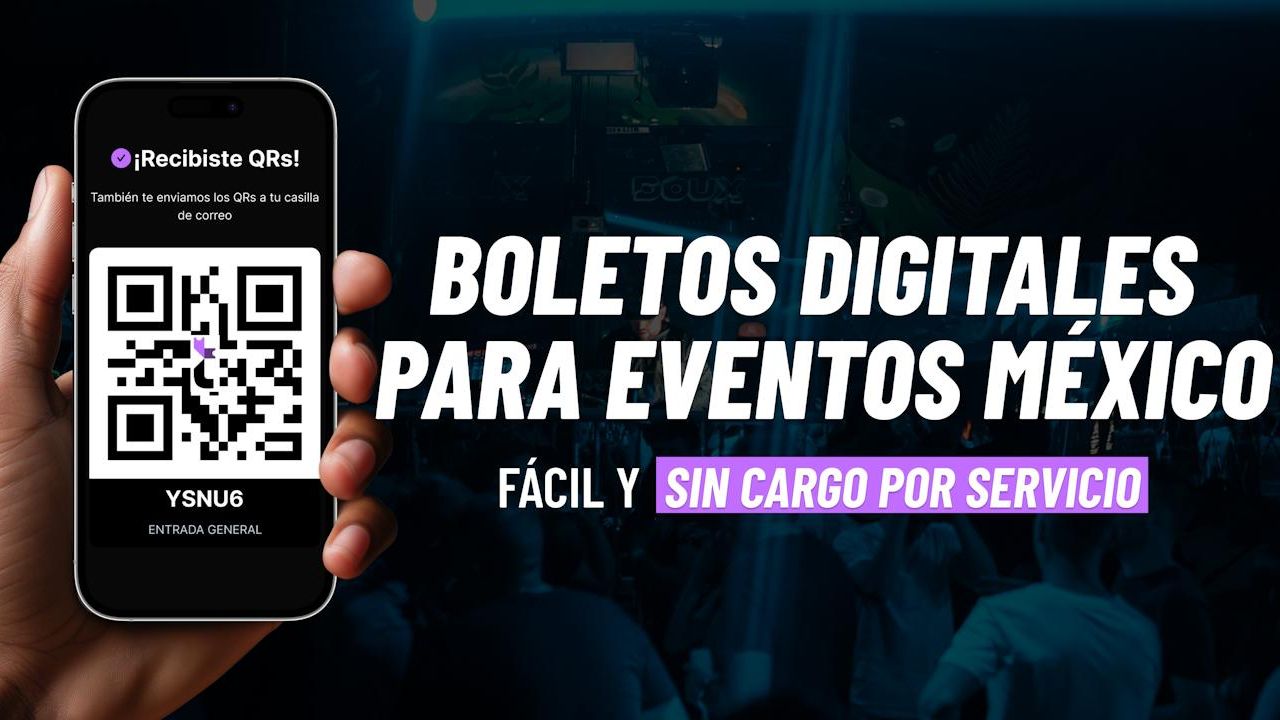 Boletos digitales para eventos México | Foto:CONTENTNOTICIAS