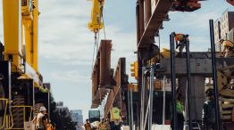 Construction workers. 