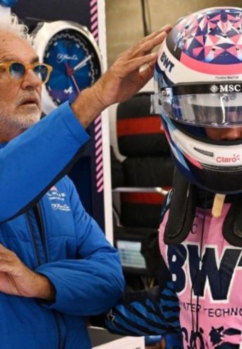 Franco Colapinto y Flavio Briatore