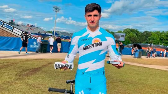 Mateo Espejo, campeón mundial de BMX: un cordobés en lo más alto del podio en Dinamarca